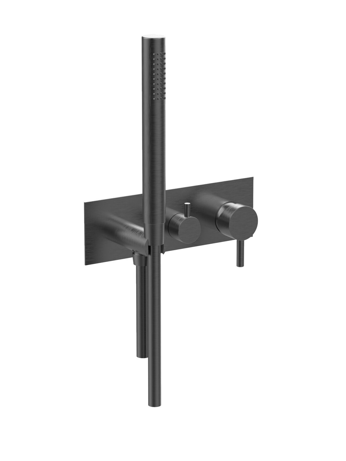 Настенный смеситель для ванны с 3 отверстиями и ручным душем Rubinetterie Frattini отдельная эстетика ARCH-00136591 - Вид №32