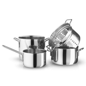 202350 Набор из 2 кастрюль, сотейника и дуршлага stainless steel Eva Solo