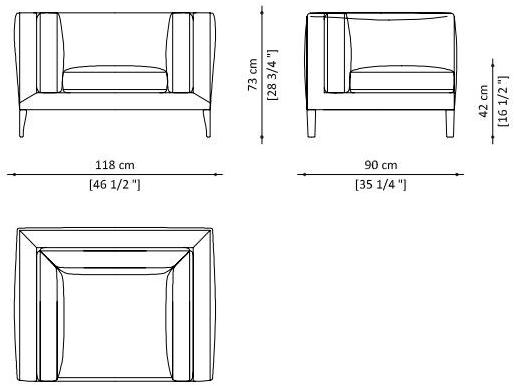 Paolo Castelli Бархатное кресло с подлокотниками Elegance sun-id-1361121 - Вид №5
