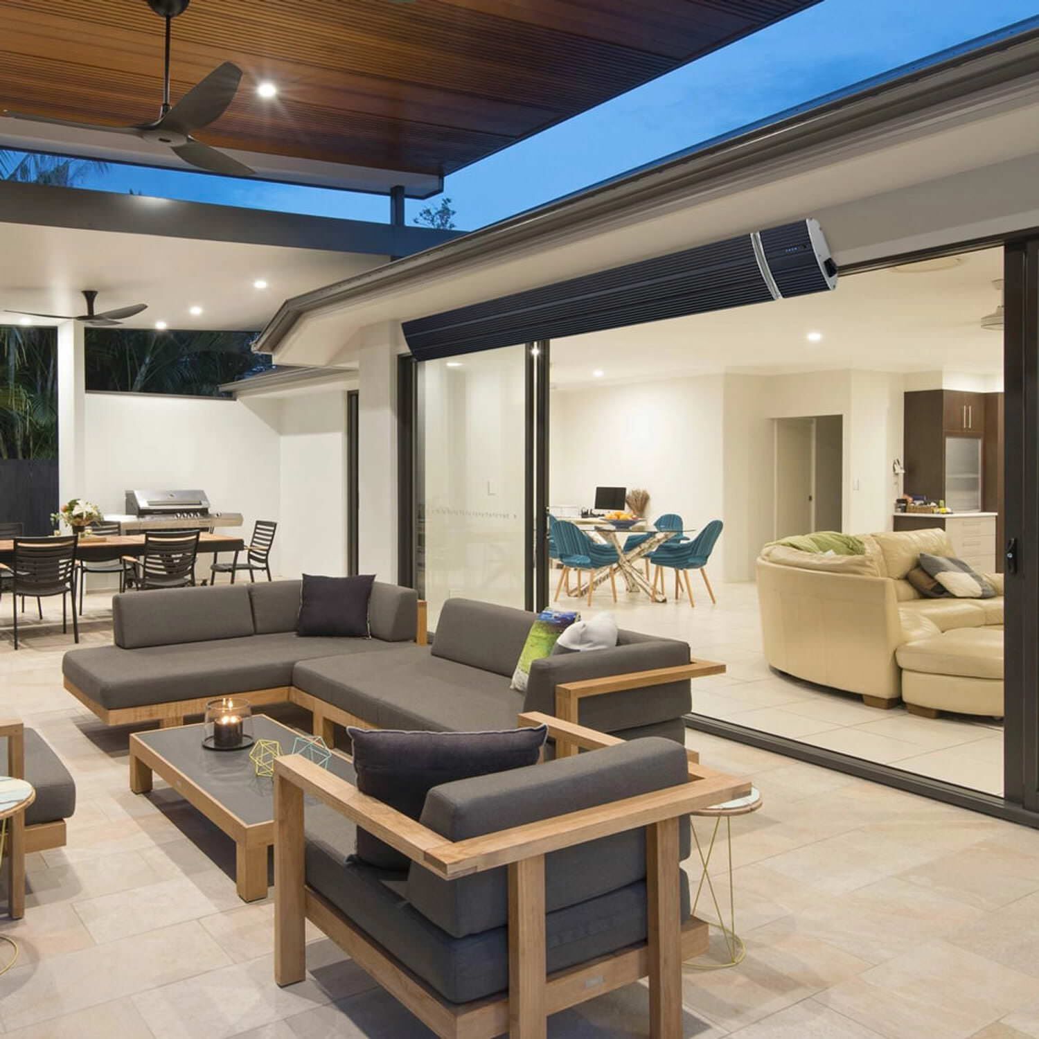 Инфракрасный обогреватель из стеклокерамики и алюминия SINED CALORE 3200 ARCH-00023258 - Вид №5