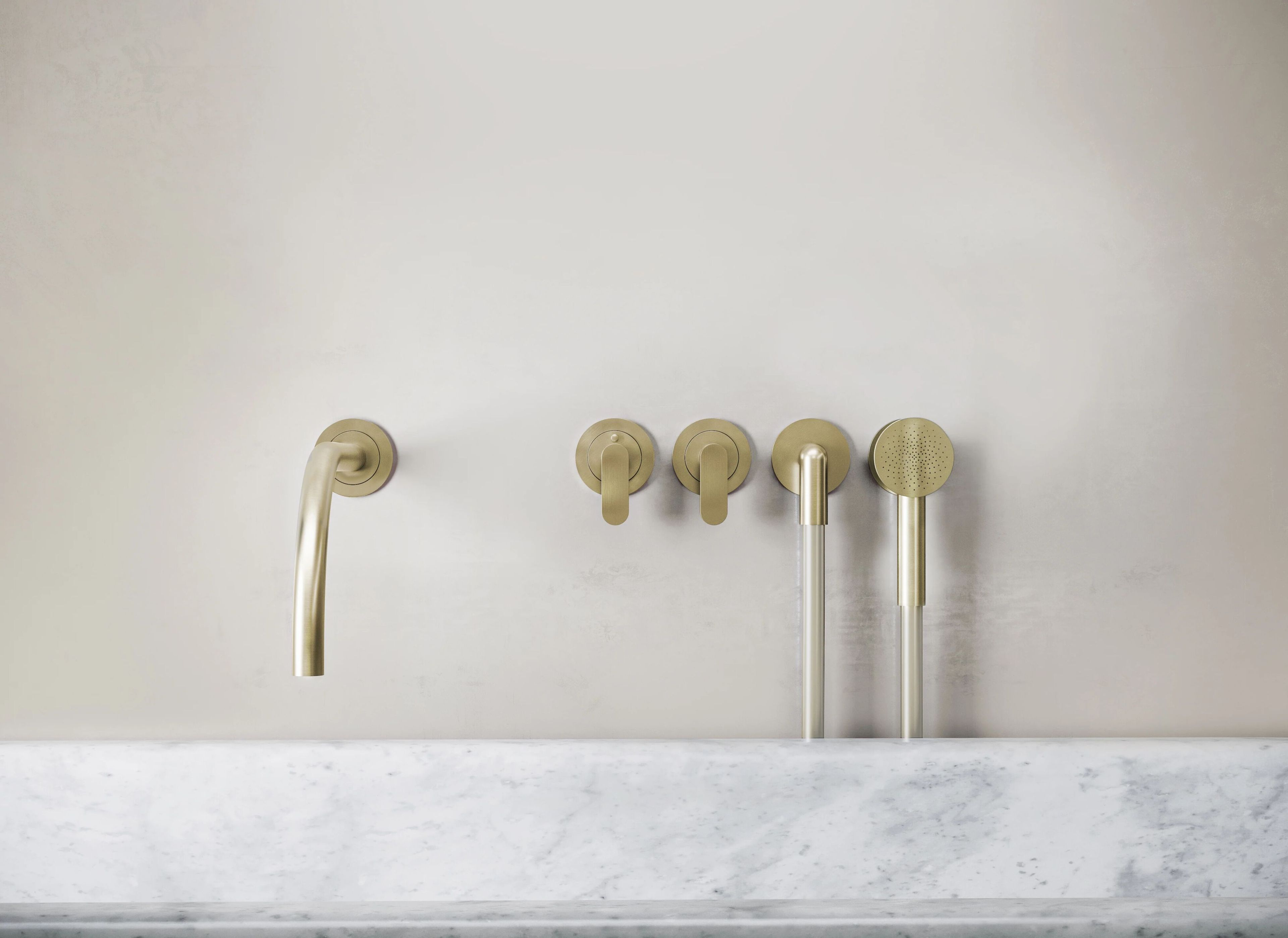 Набор термостатических ванн из нержавеющей стали с ручным душем COCOON John Pawson ARCH-00008459 - Вид №4