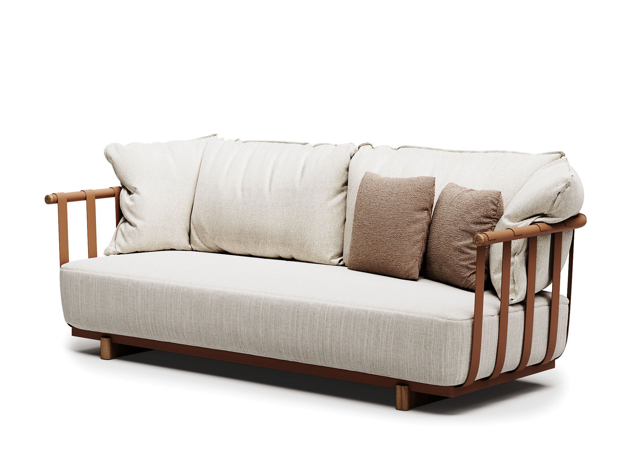 3-местный тканевый садовый диван Atmosphera Портофино ARCH-00011537 - Вид №5