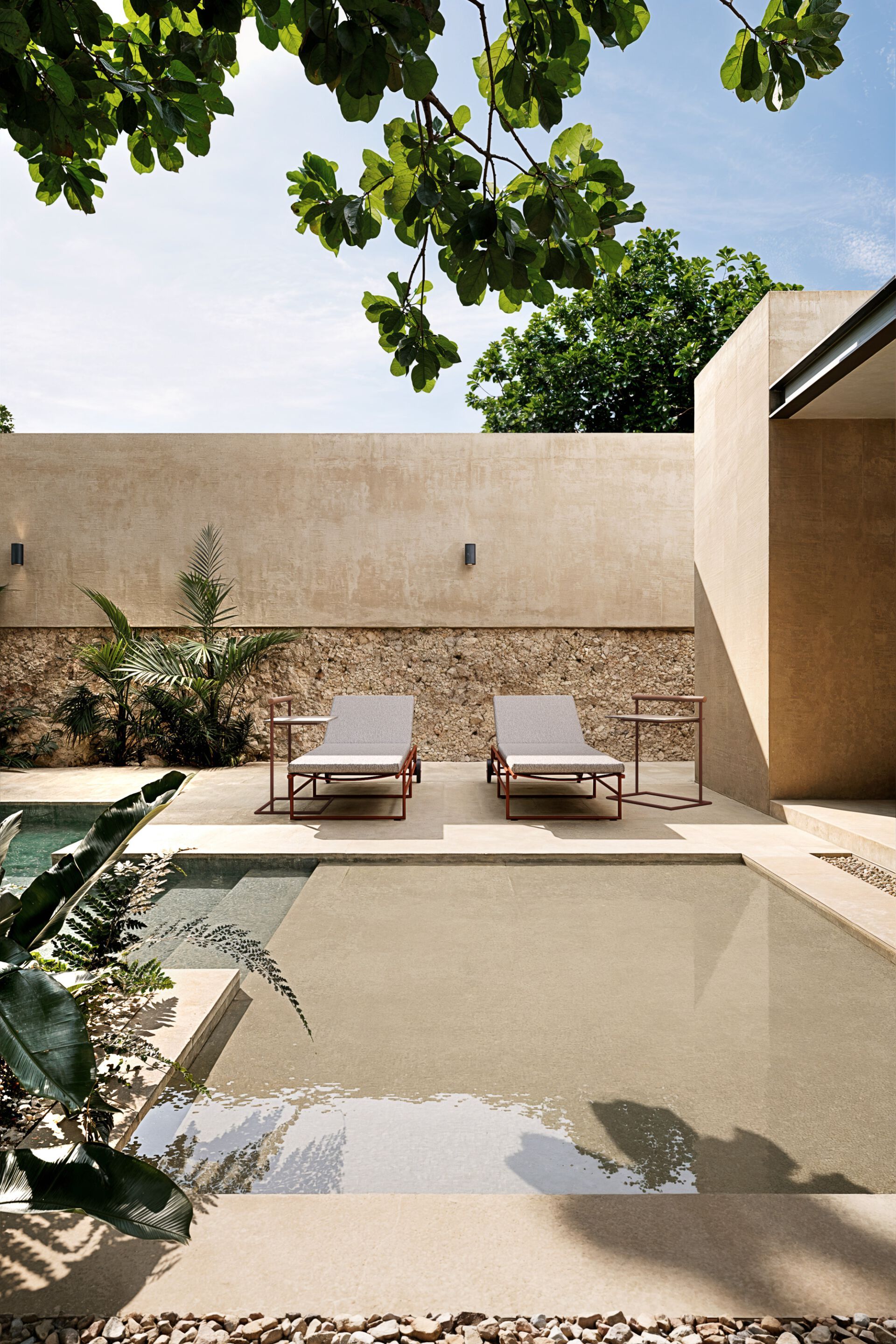 Высокий сервировочный садовый столик из керамогранита Atmosphera труба ARCH-00027514 - Вид №10