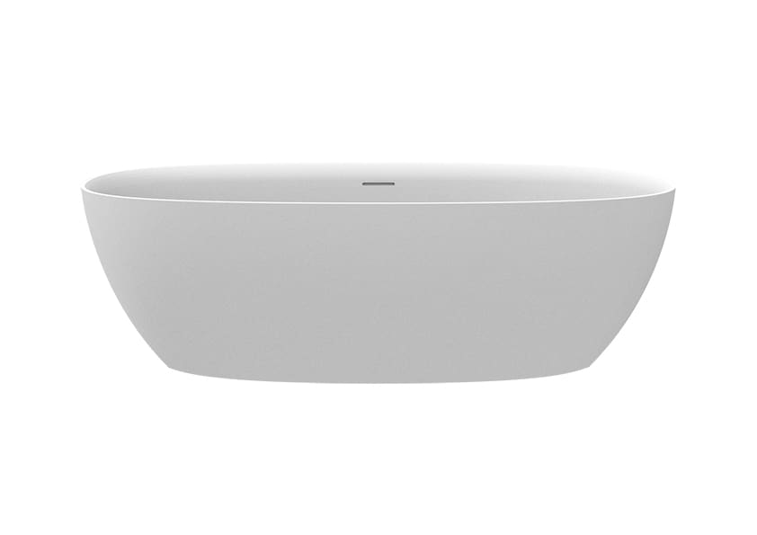 A248470000 Овальная ванна STONEX® со сливом Click-Clack и сифоном ROCA Ariane  - Вид №1