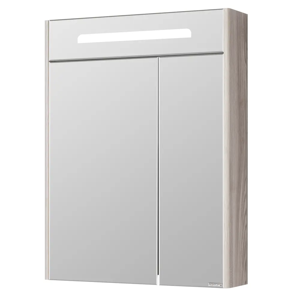 Зеркальный шкаф Aquaton Сильва 60 см, дуб фьорд STLM-2082016 - Вид №1