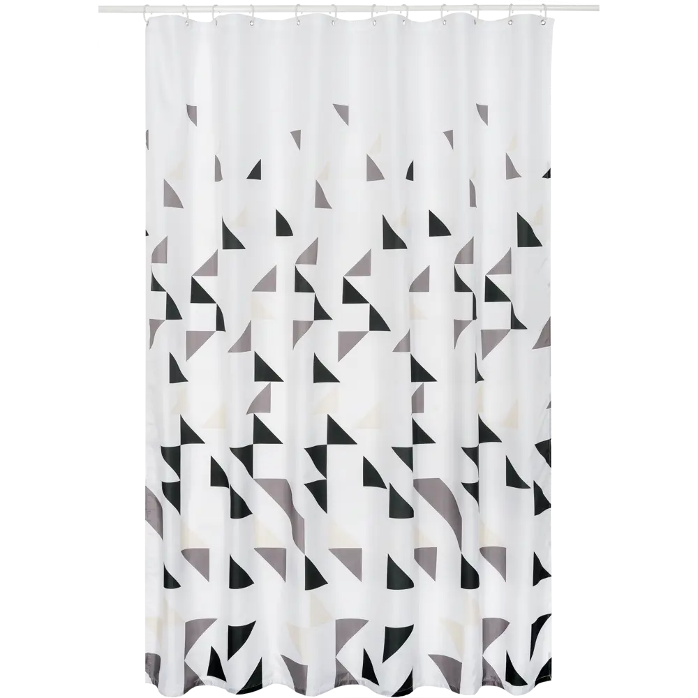 Штора для ванны Иерро с люверсами 180х200 см, полиэстер, цвет белый VIDAGE STLM-2101416 - Вид №1