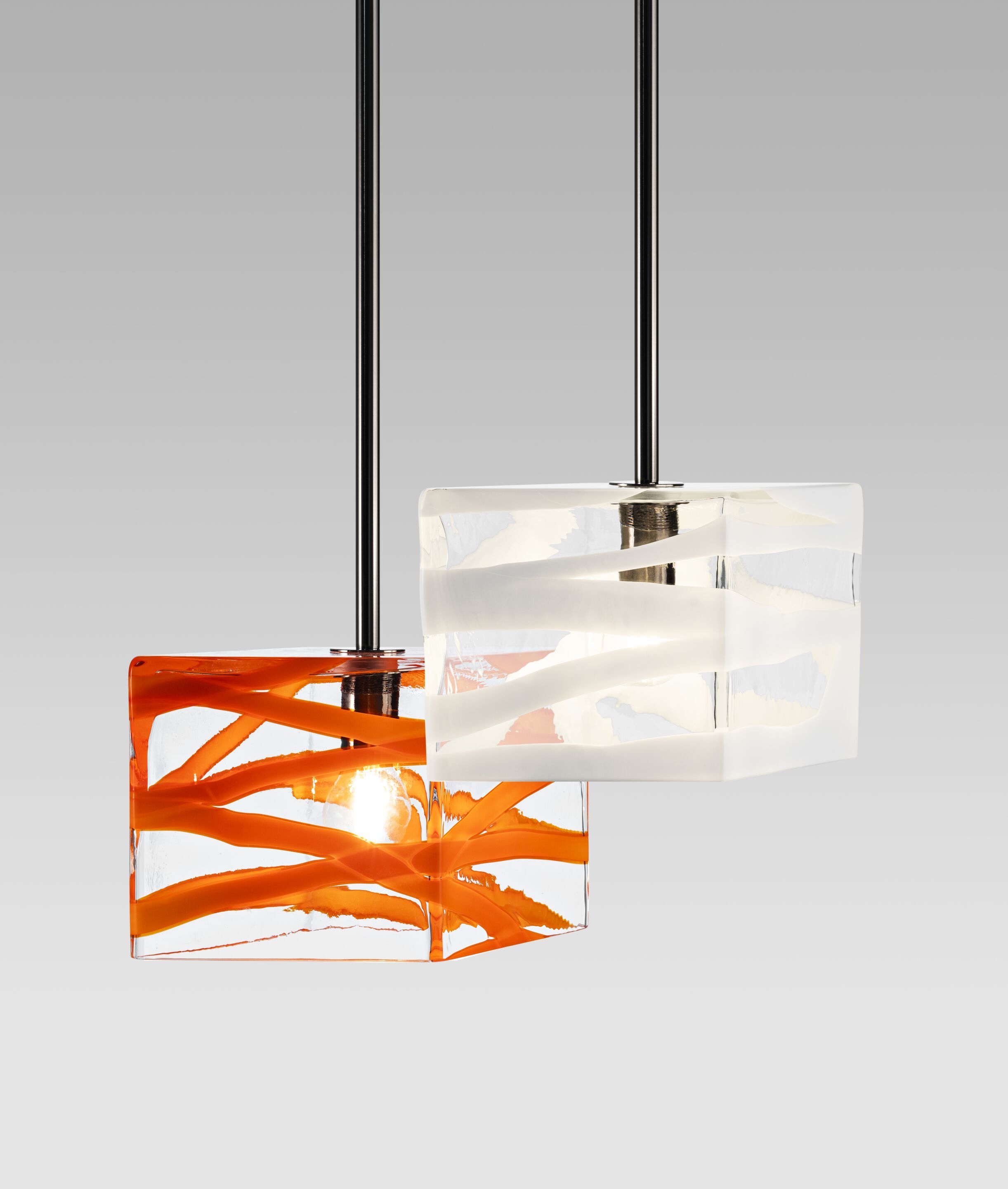 Стеклянный подвесной светильник ручной работы VENINI PARALLELI ARCH-00029244 - Вид №1