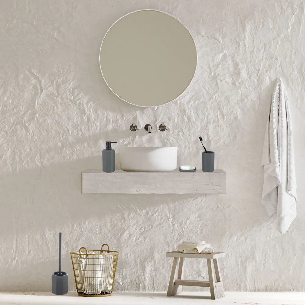 Ёршик для унитаза SWENSA Grid - стильный аксессуар для современной ванной 89350257 STLM-0970066 - Вид №3