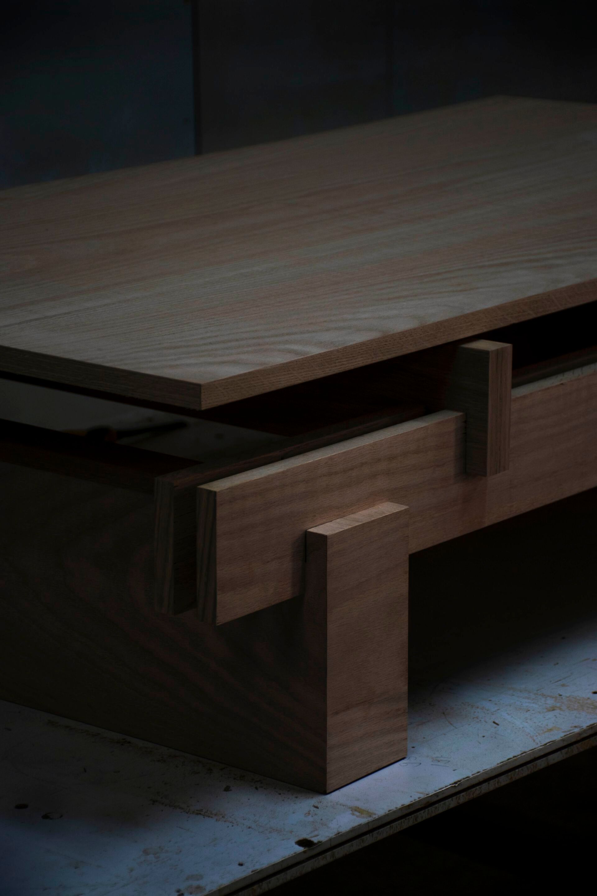 Низкий журнальный столик из дуба со стеклянной столешницей YET. Design Studio Off_Grid ARCH-00043247 - Вид №7