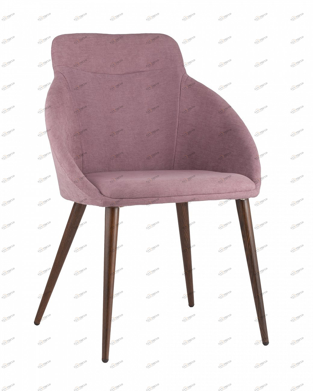 Стул со спинкой и подлокотниками розовый "Квини" STOOL GROUP ДИЗАЙНЕРСКИЕ, ИНТЕРЬЕРНЫЕ 00-3946220 Розовый 