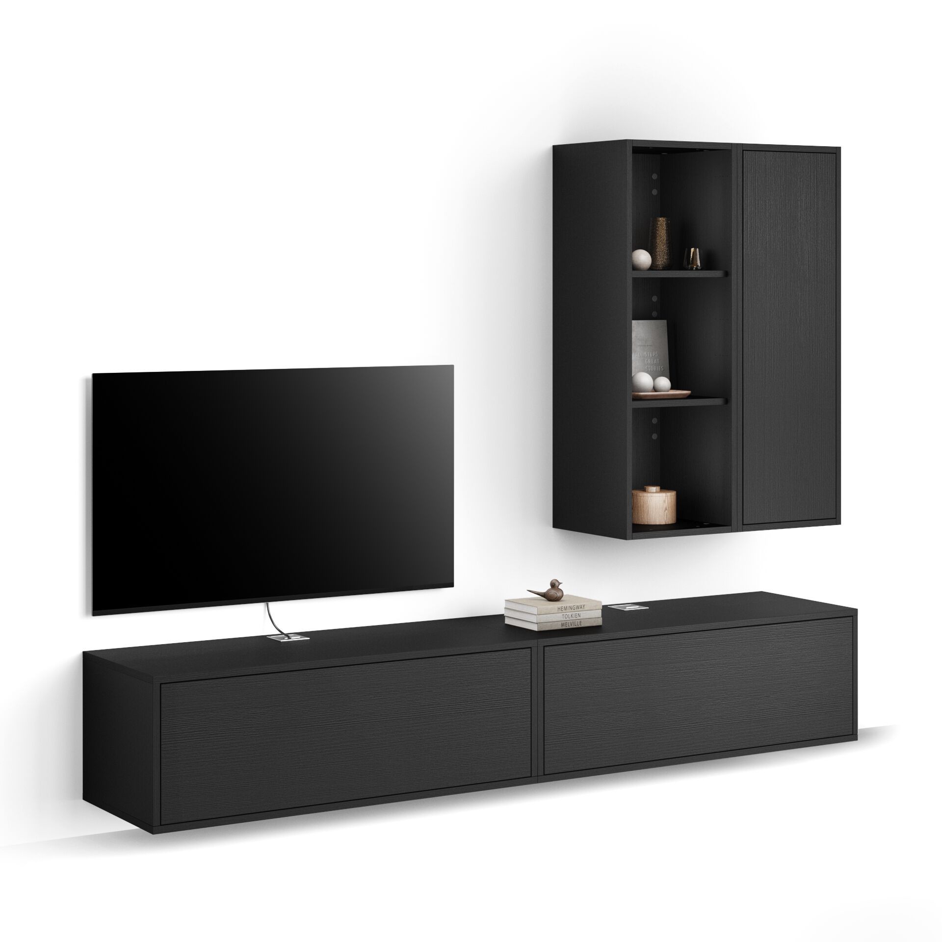 Модульная оборудованная стена установленная стеной в меламинированном Mobili Fiver IACOPO ARCH-00070420 - Вид №130