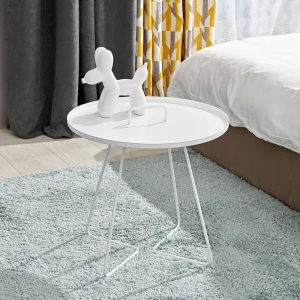Sheffilton Круглый кофейный столик 45 см в белом цвете 89009919