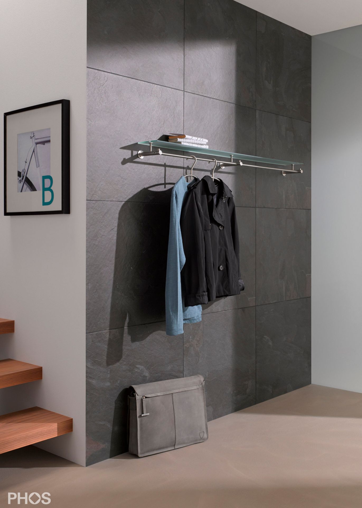 G4-1200G Шкаф навесной, широкий, со стеклянной полкой, ширина 120 см. PHOS  - Вид №1