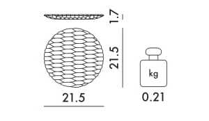 Набор десертных тарелок из инженерного пластика Kartell Jellies Family ARCH-00020901 - Вид №23
