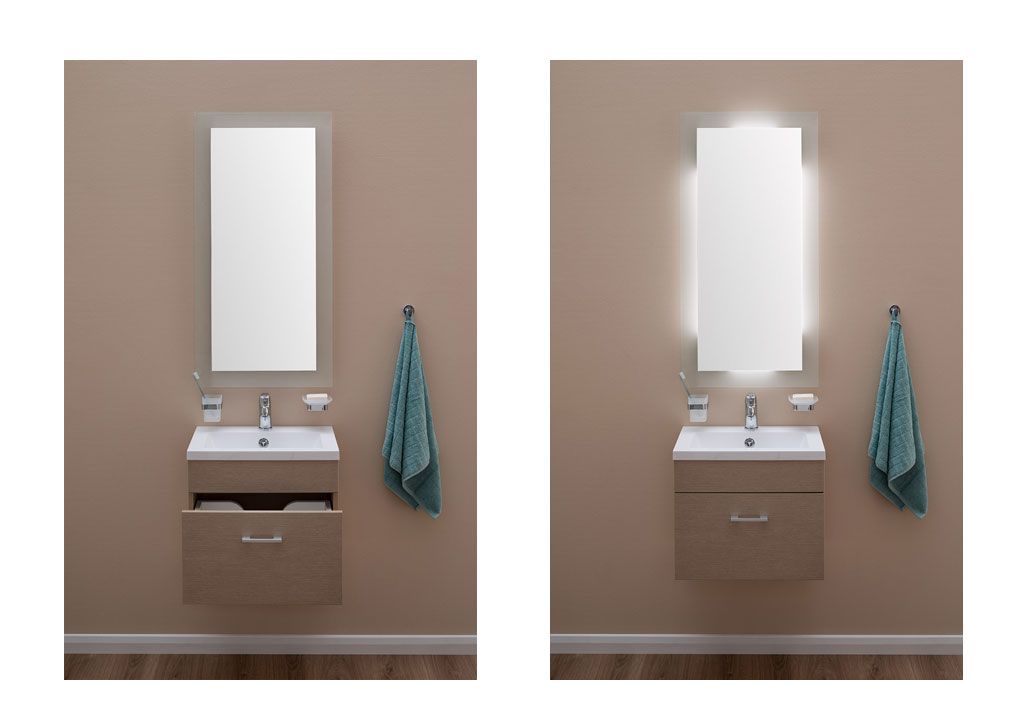 Тумба под раковину Aquanet Нота 50 светлый дуб sun-id-275400 - Вид №5