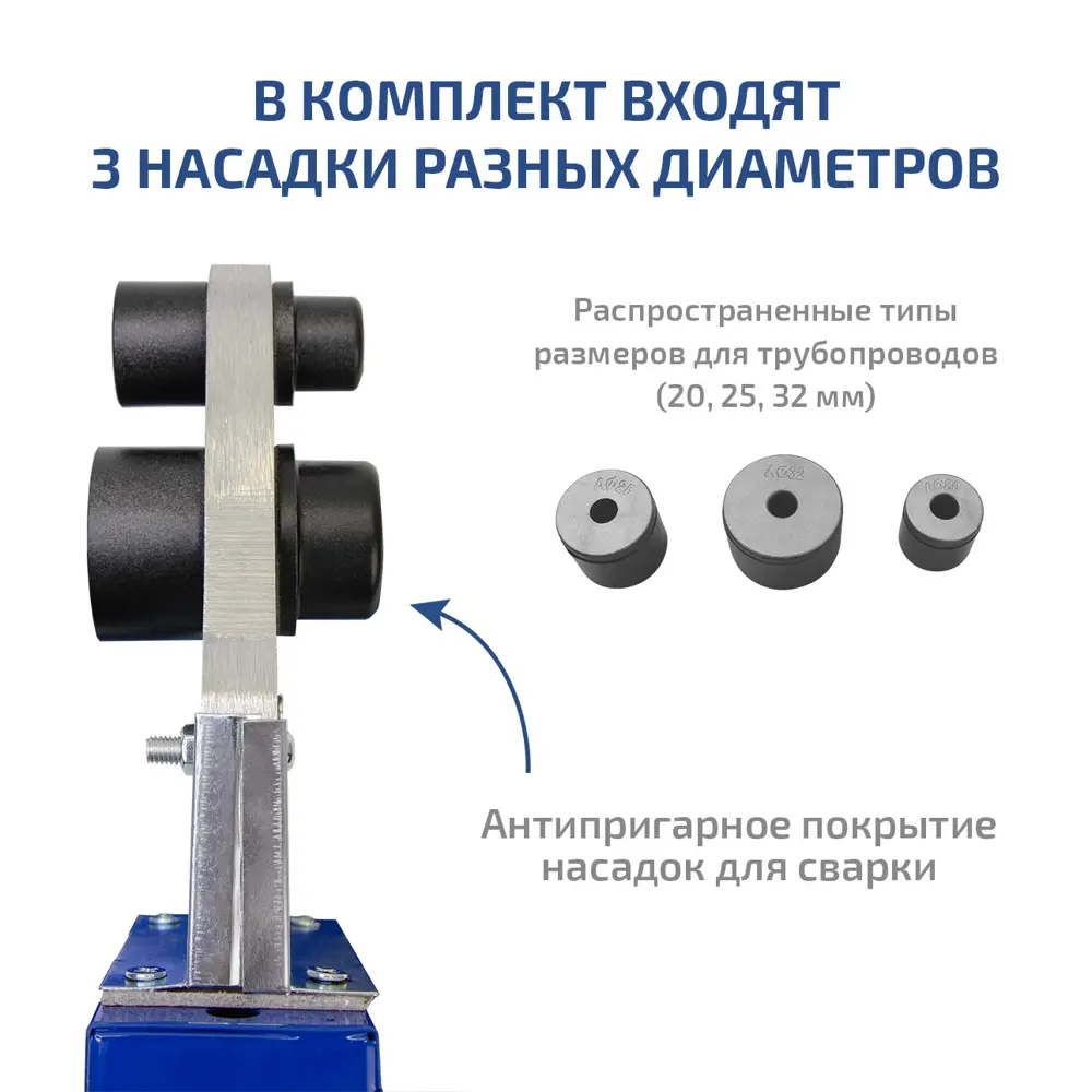 Аппарат для сварки пластиковых труб Мегеон 98109 620 Вт 89452793 STLM-2192179  - Вид №5