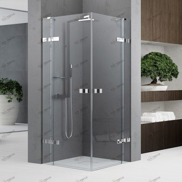 Novellini. Душевой уголок 90x90 см A на брекетах GALA 2 GALA2A901K
