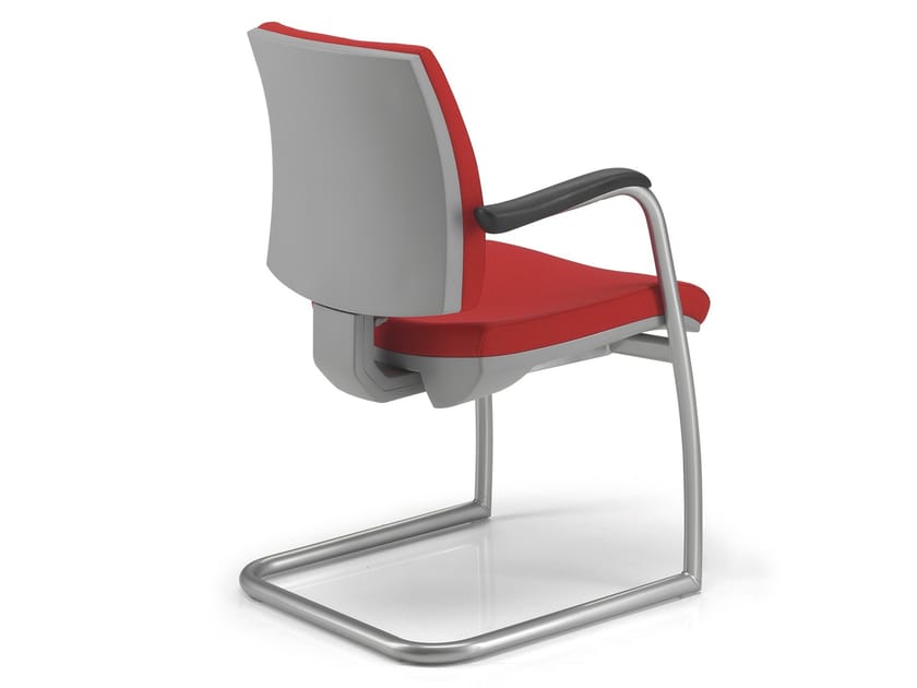 Тканевый консольный стул с подлокотниками Kastel ARCH-00134665