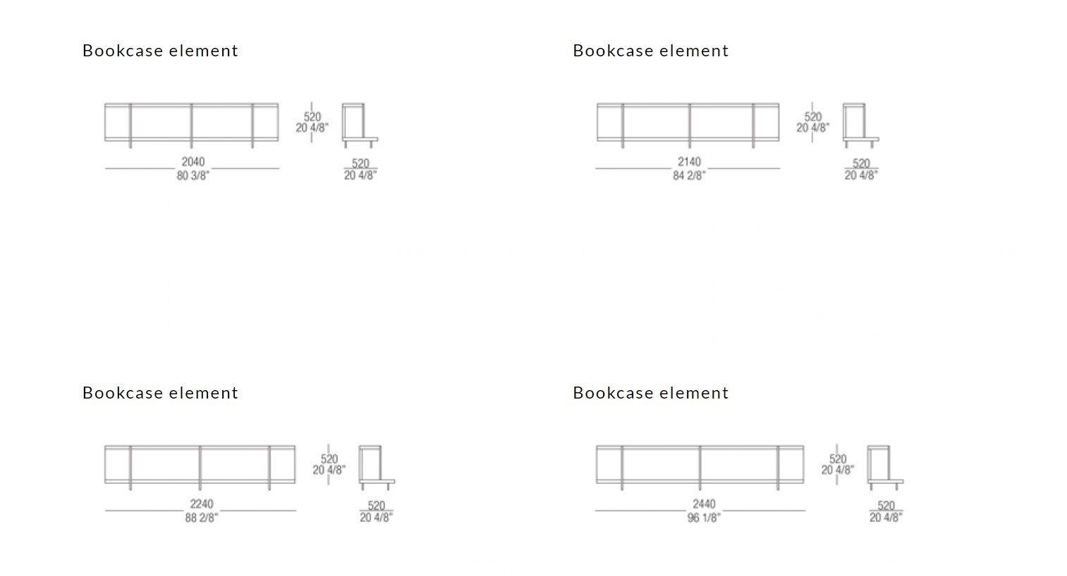 Съемный диван из ткани MisuraEmme ARGO ARCH-00069863 - Вид №27