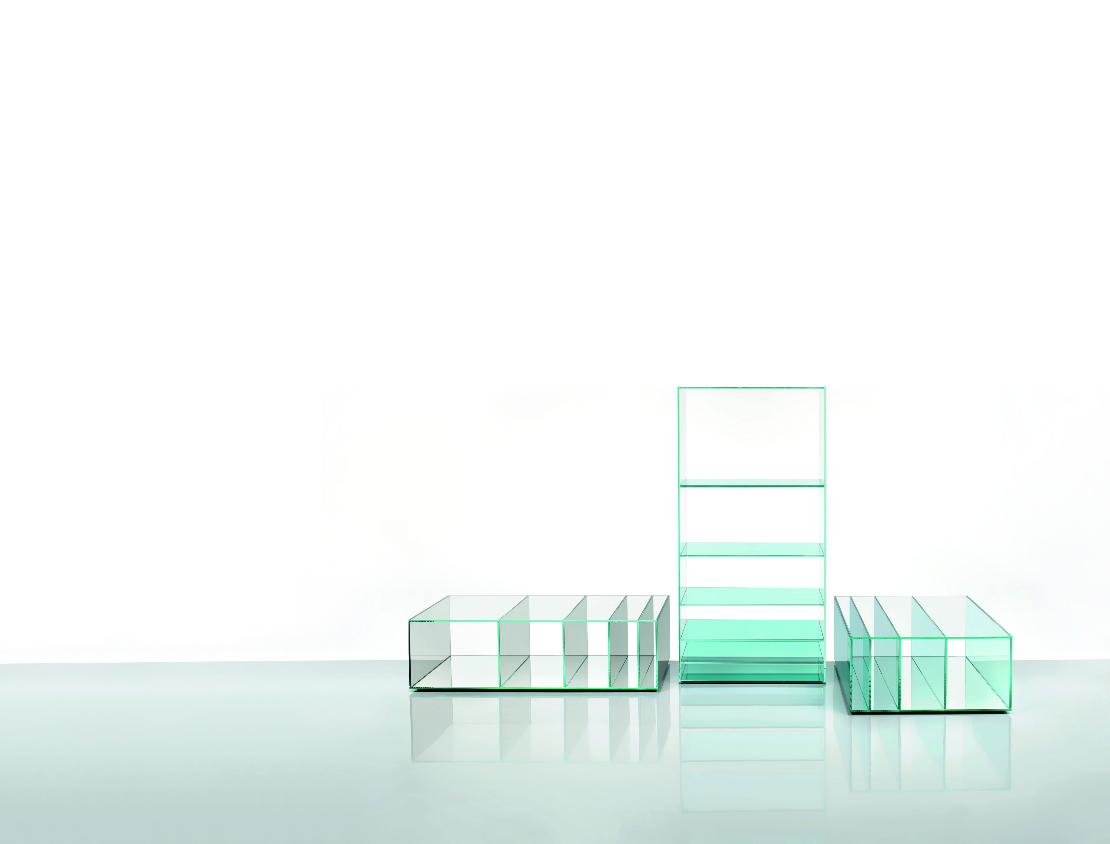 Книжный шкаф из хрусталя Glas Italia Deep Sea ARCH-00051682 - Вид №1