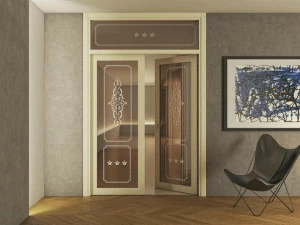 FOA Двустворчатая распашная дверь с фрамугой Elegance