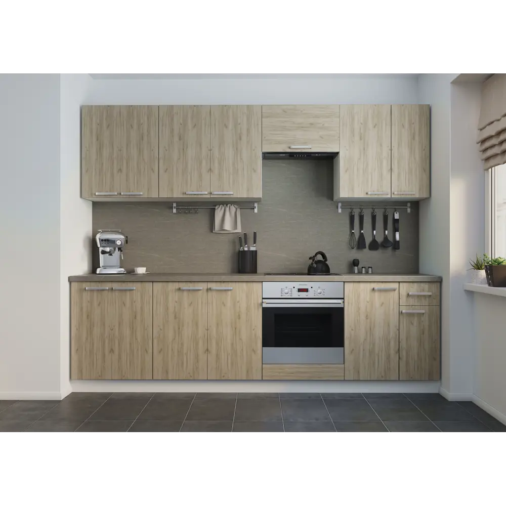 Навесной кухонный шкаф Santreyd Дейма для эргономичного хранения 87234020 Дейма темная STLM-0884240 - Вид №6