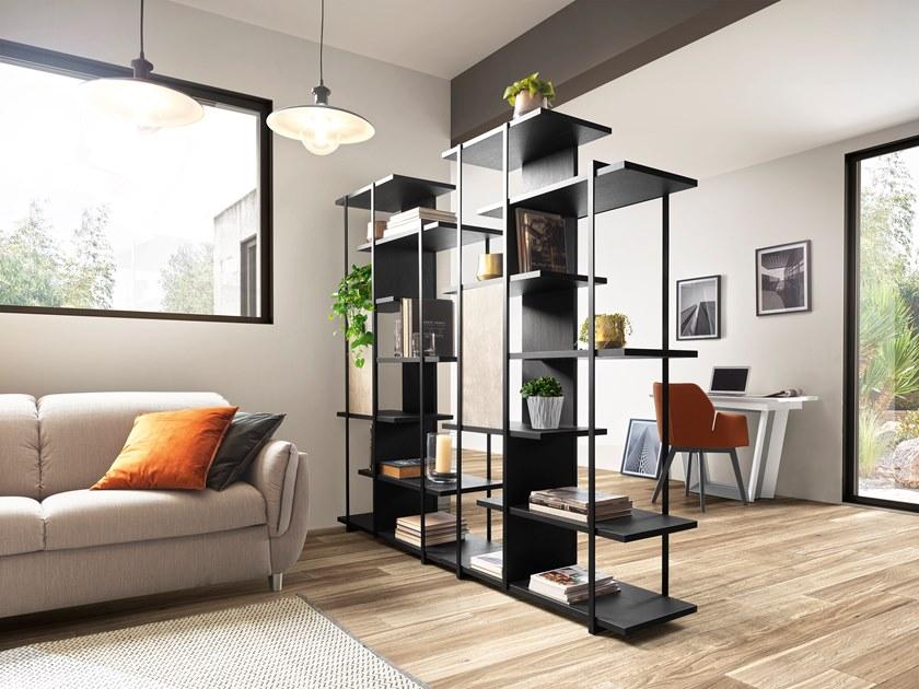 GAUTIER Открытый отдельно стоящий деревянный книжный шкаф Addict 1311326 - Вид №2