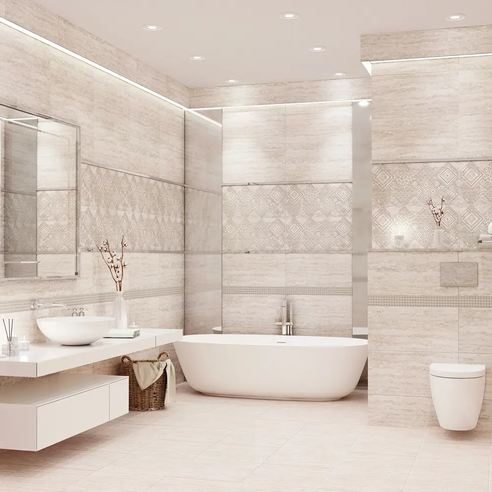 Плитка настенная Azori Ascoli 31.5x63 см 1.59 м² цвет серый 82604086 STLM-2051381 - Вид №5