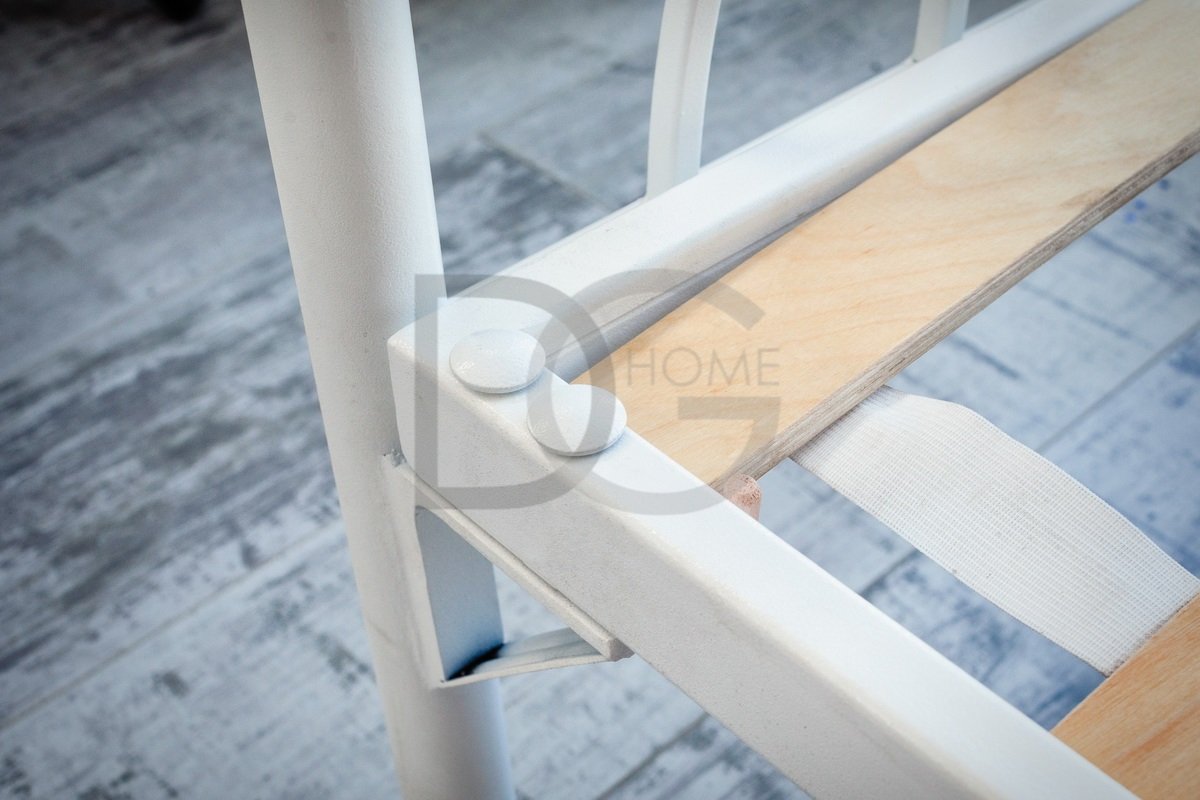 Кованая кровать детская 80х190 белая "Мадлен" FRANCESCO ROSSI МАДЛЕН 134700 Белый  - Вид №1