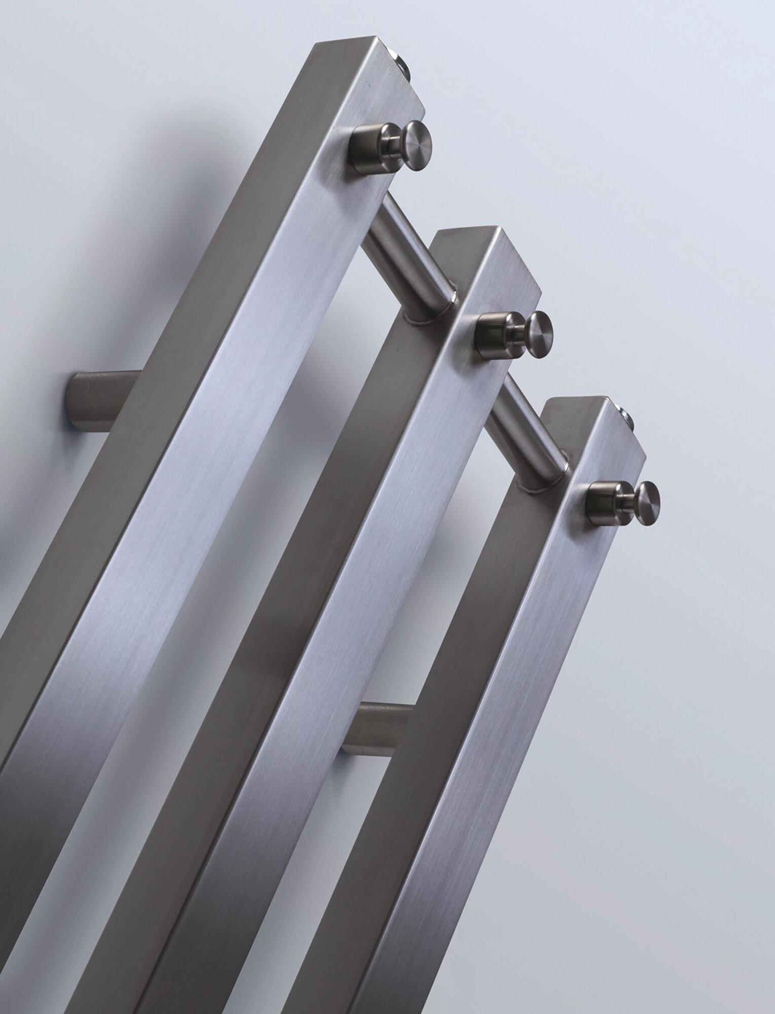 Радиатор Hammam RAMSEY Stainless steel radiator комбинированный; электрический или водяной Сталь  - Вид №8