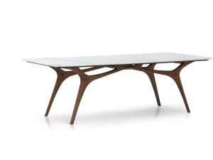 Прямоугольный мраморный стол