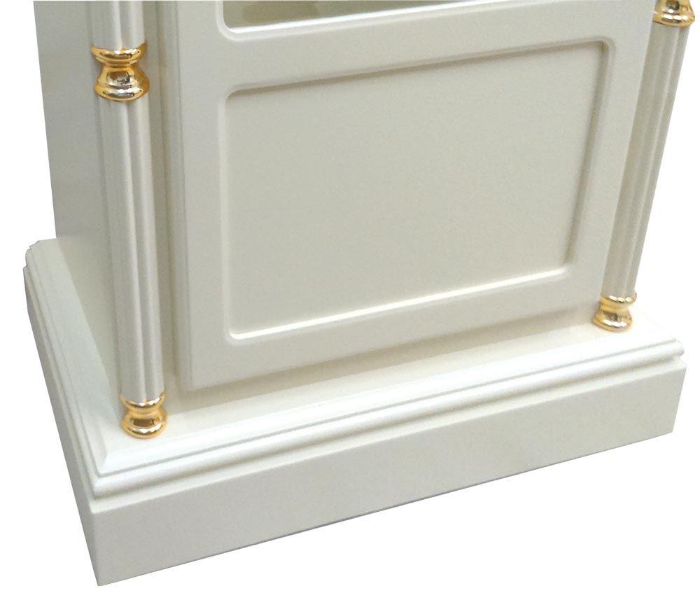 Часы напольные белые White SARS ДИЗАЙНЕРСКИЕ 00-3967439 Белый  - Вид №1