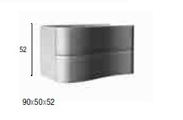 Комплект мебели для ванной комнаты GBGROUP 09 Onda 39685 - Вид №3