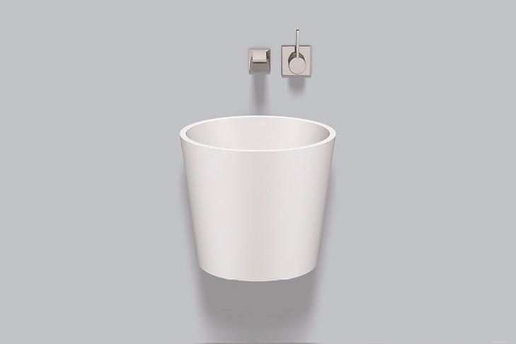 5042500401 Умывальник, wt.co400, белая, противомикробное Alape Серия CO (Scopio) 