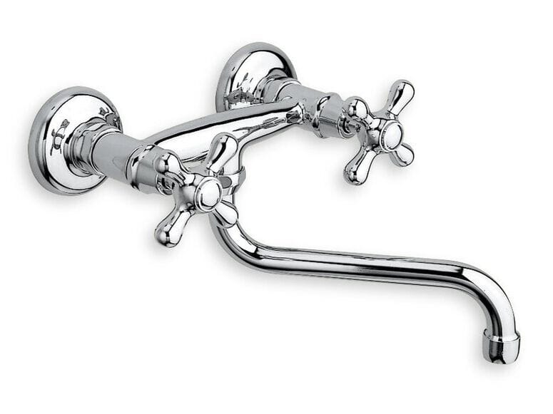 Настенный кухонный кран с поворотным изливом CRISTINA Rubinetterie кухня-классическая коллекция ARCH-00018978 - Вид №1