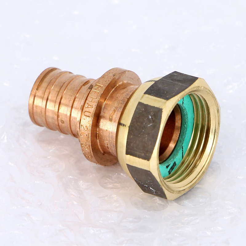 Муфта надвижная В с накидной гайкой бронзовая REHAU 20х3/4" RX+ бронза 456338