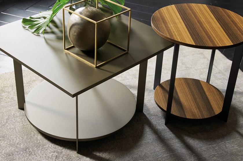 EmmeBi Круглый журнальный столик из лакированного дерева sun-id-1446140 - Вид №3