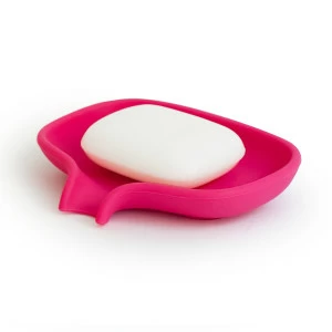 Мыльница розовая с носиком для слива BOSIGN  00-3869420 Розовый