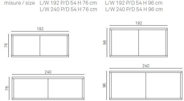 Gruppo Tomasella Лакированный буфет с раздвижными дверцами Atlante sun-id-1371199 - Вид №2