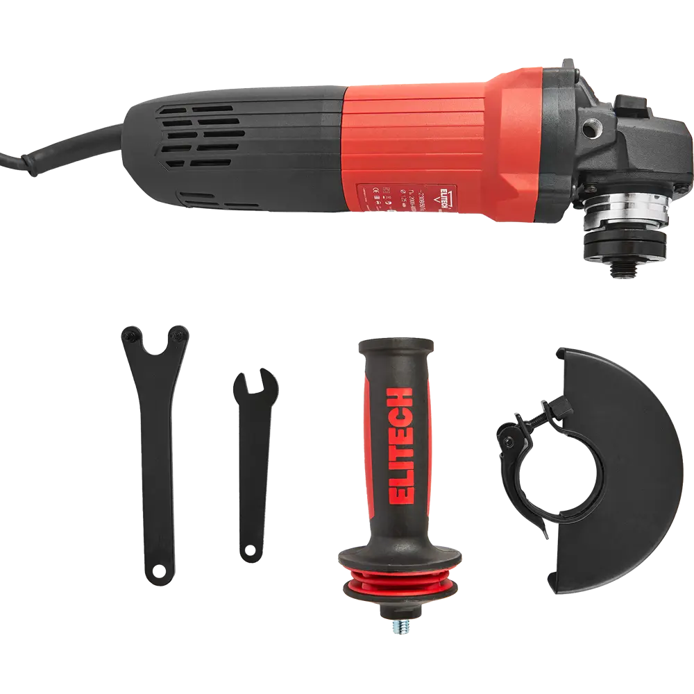 Углошлифовальная машина Elitech 1412Э - профессиональная мощность 1400Вт 87712141 STLM-0075210 - Вид №4