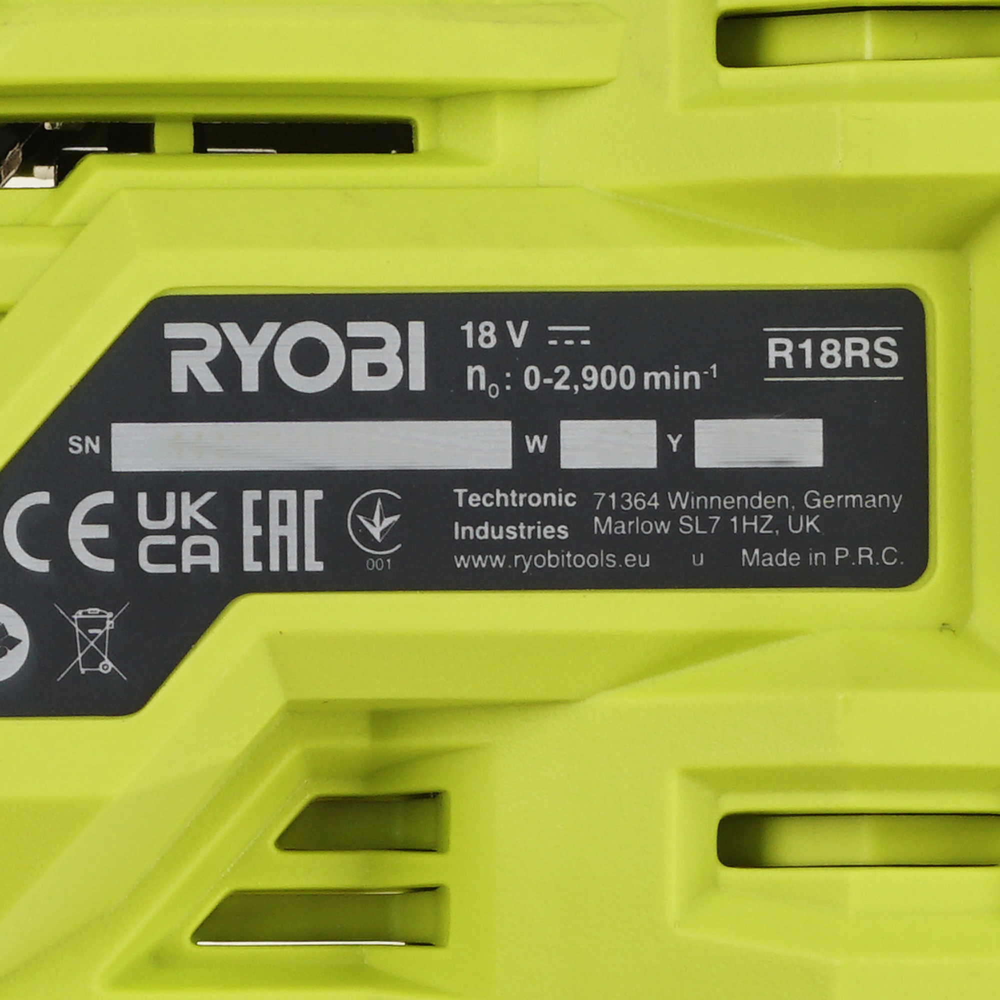 Сабельная пила Ryobi ONE+ R18RS-0 ONE+ 18V  , Без ЗУ, Без АКБ 5481051 STDN-0097146 - Вид №2