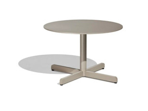 Низкий круглый журнальный столик