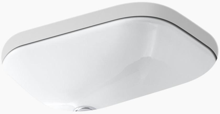 K-2890-4U-0 Накладная раковина под столешницу  прямоугольная Kohler 