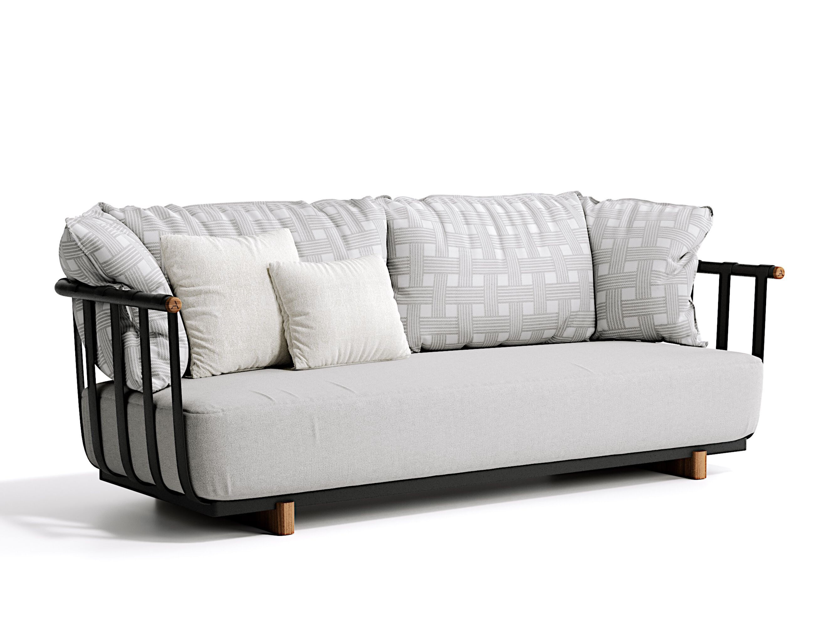 3-местный тканевый садовый диван Atmosphera Портофино ARCH-00011537 - Вид №4