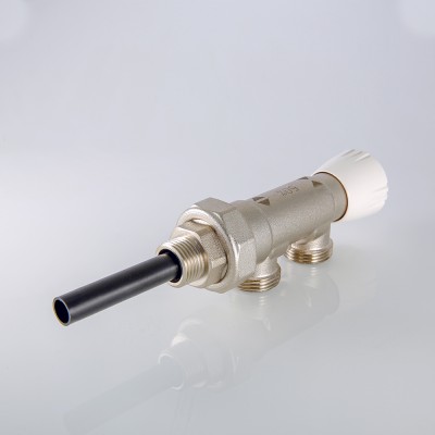 VT.025.N.E04100 Узел инжекторный для подключения радиатора Valtec 1/2" х 100 % х 3/4, "евроконус"  - Вид №3