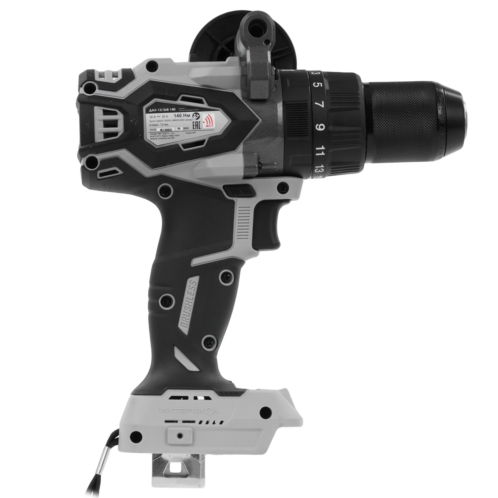 Дрель-шуруповерт Интерскол ДАУ-13/36В 140   , Без ЗУ, Без АКБ 9150382 STDN-0109830 - Вид №1