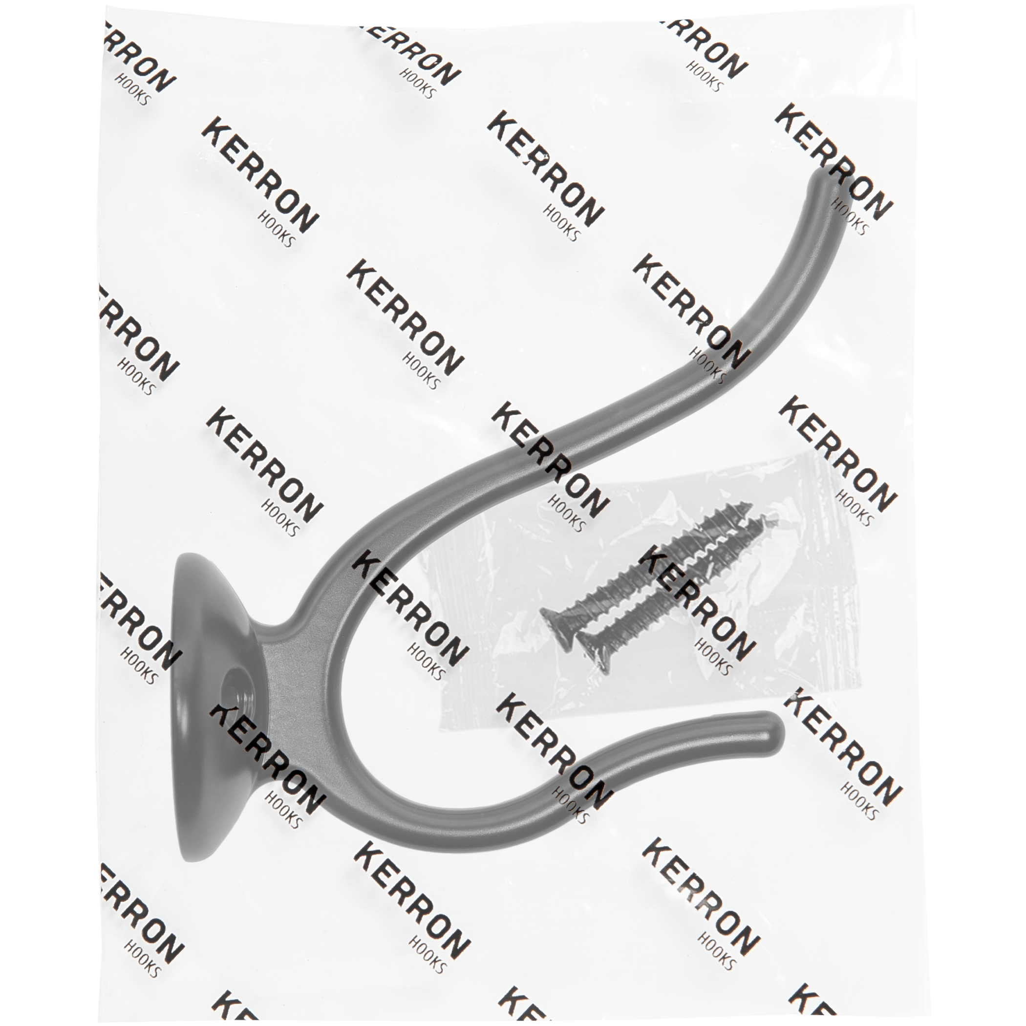 84573206 Крючок-вешалка KR0190, 90x70 мм, цвет чёрный STLM-0052009 KERRON  - Вид №5