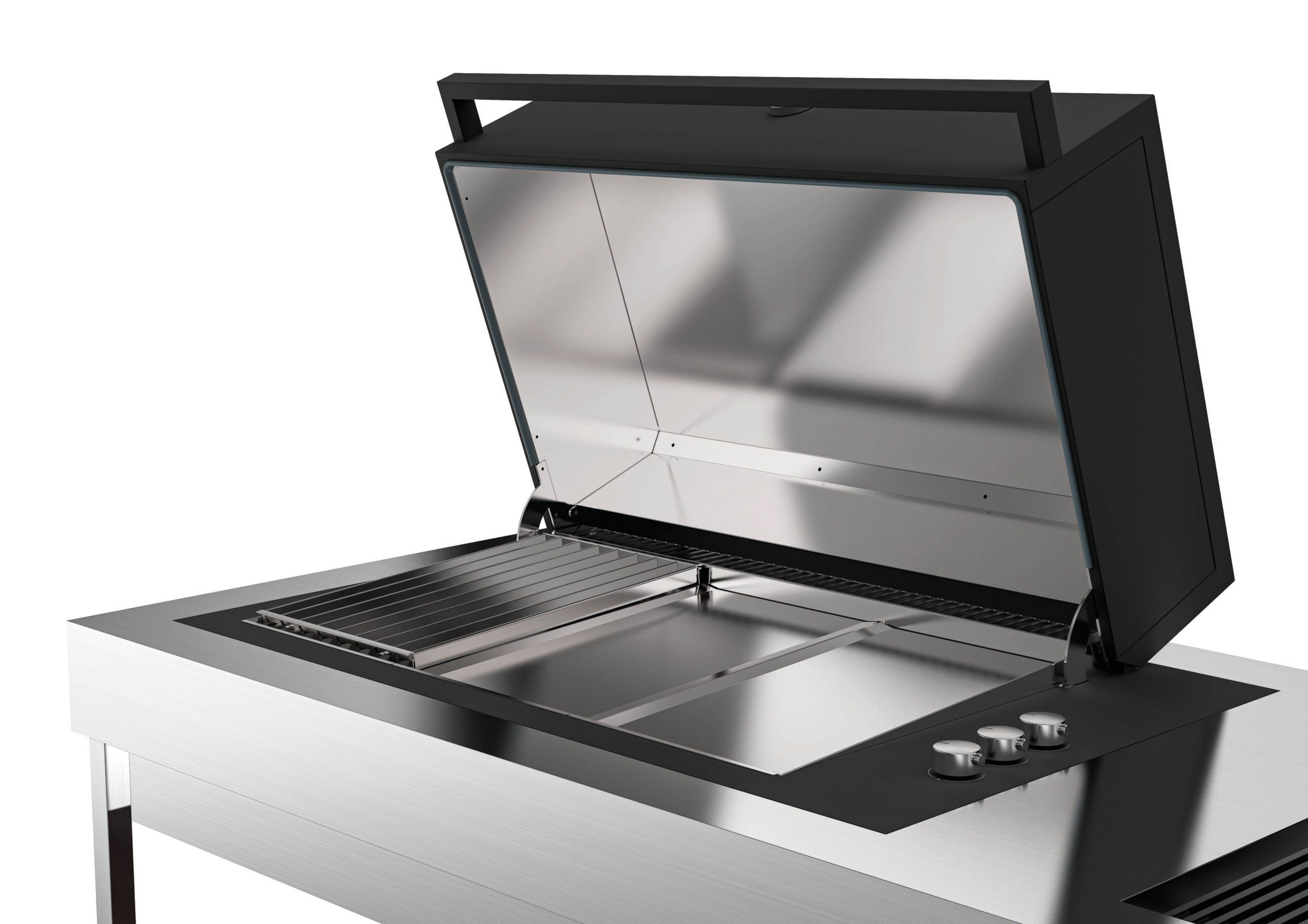 Открытый отдельно стоящий кухонный модуль Foster здесь ARCH-00059036 - Вид №2