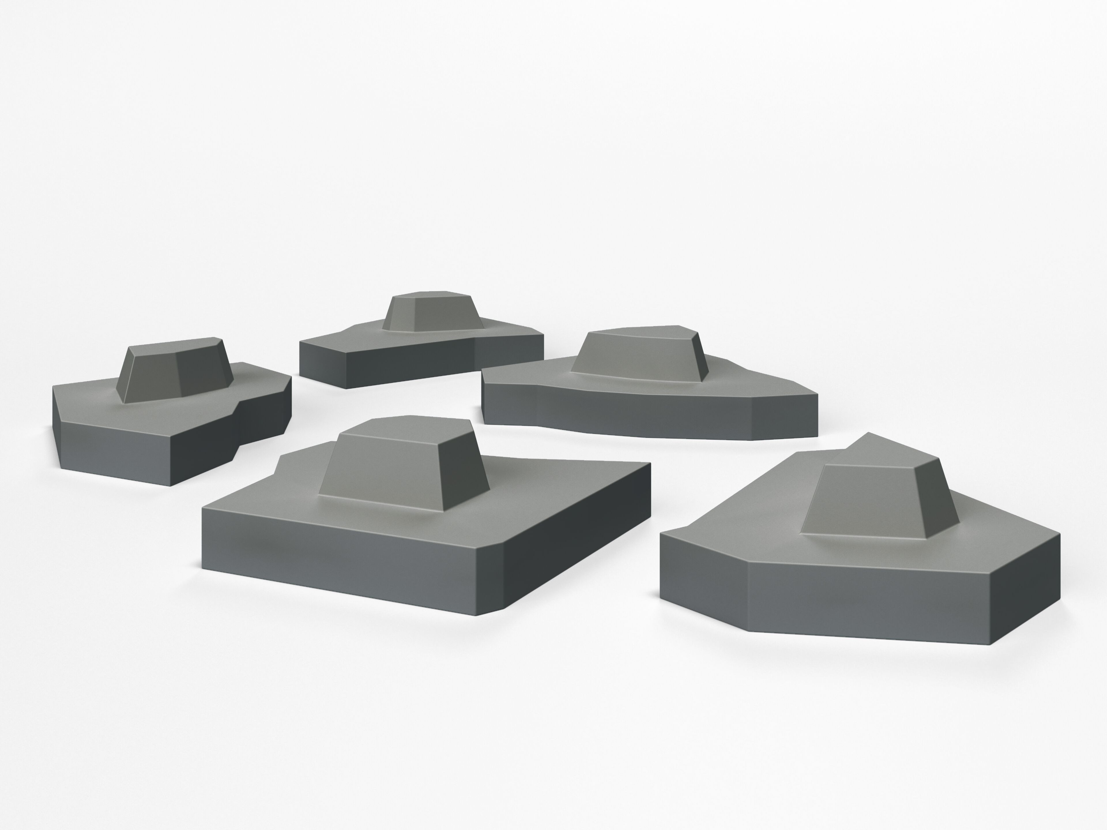 Двусторонний диван с покрытием из пенопласта SIXINCH осколок ARCH-00033591 - Вид №1