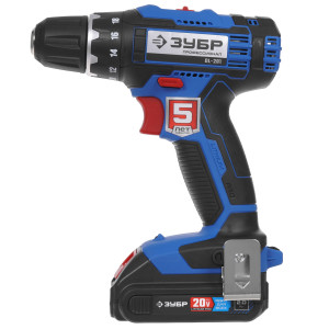 Дрель-шуруповерт Зубр DL-201-22 20V MAX PRO 9909108